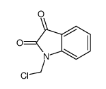 1-(chloromethyl)indole-2,3-dione结构式