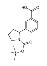 N-Boc-3-pyrrolidin-2-yl-benzoic acid Structure