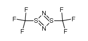 bis(trifluoromethyl)cyclodisulphurdinitride Structure