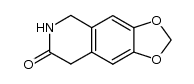 6,7-methylenedioxy-1,4-dihydro-3(2H)-isoquinolinone结构式