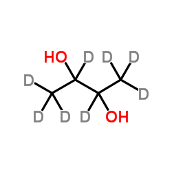 2,3-丁二醇-D8结构式