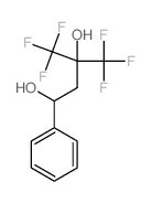 1-Phenyl-4,4,4-trifluoro-3-trifluoromethyl-1,3-butanediol结构式