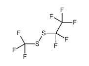 1,1,1,2,2-pentafluoro-2-(trifluoromethyldisulfanyl)ethane Structure
