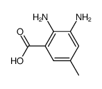 2,3-diamino-5-methylbenzoic acid Structure
