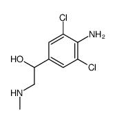 1-(4-amino-3,5-dichlorophenyl)-2-(methylamino)ethanol Structure