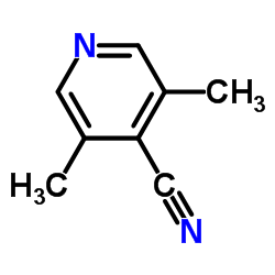 2,6-二甲基-4-氰基吡啶结构式