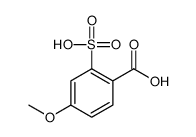 4-Methoxy-2-sulfobenzoic acid结构式