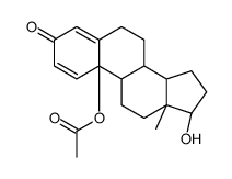 [(10S,17S)-17-hydroxy-13-methyl-3-oxo-6,7,8,9,11,12,14,15,16,17-decahydrocyclopenta[a]phenanthren-10-yl] acetate结构式