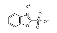 benzooxazole-2-sulfonic acid, potassium salt Structure
