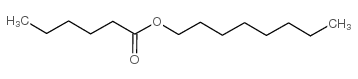 Hexanoic acid, octylester Structure