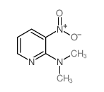 N,N-二甲基-3-硝基吡啶-2-胺结构式