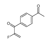 2-Propen-1-one, 1-(4-acetylphenyl)-2-fluoro- (9CI) structure