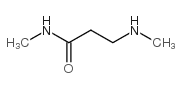 N-甲基-3-(甲氨基)丙酰胺结构式