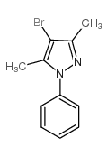 4-BROMO-3,5-DIMETHYL-1-PHENYL-1H-PYRAZOLE Structure
