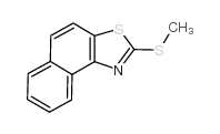 2-(甲硫基)萘并[1,2-d]噻唑结构式