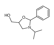 (2-phenyl-3-propan-2-yl-1,3-oxazolidin-5-yl)methanol结构式