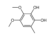3,4-dimethoxy-6-methylbenzene-1,2-diol结构式