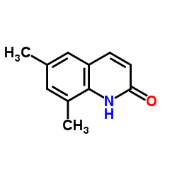 6,8-二甲基喹啉-2(1H)-酮结构式