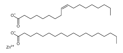 (Z)-(octadecanoato-O)(9-octadecenoato-O)zinc Structure