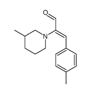 Piperidine, 3-methyl-1-[3-(4-methylphenyl)-1-oxo-2-propenyl]- (9CI) Structure