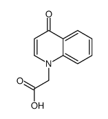 (4-oxo-1(4H)-quinolinyl)acetic acid(SALTDATA: FREE)结构式
