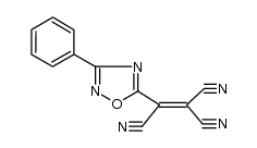 (3-phenyl-[1,2,4]oxadiazol-5-yl)-ethenetricarbonitrile结构式