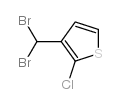 2-chloro-3-(dibromomethyl)thiophene Structure