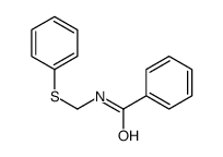 N-(phenylsulfanylmethyl)benzamide结构式
