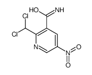2-(dichloromethyl)-5-nitropyridine-3-carboxamide Structure