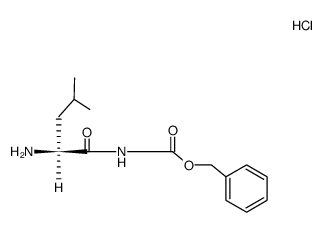 H-Leu-Gly-OBzl*HCl Structure