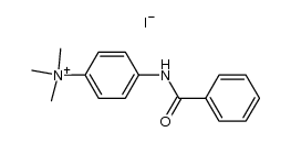 4-benzamido-N,N,N-trimethylbenzenaminium iodide Structure