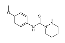 N-(4-methoxyphenyl)diazinane-1-carbothioamide结构式