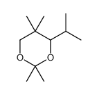 4-异丙基-2,2,5,5-四甲基-1,3-二噁烷结构式