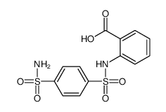 2-[(4-sulfamoylphenyl)sulfonylamino]benzoic acid Structure