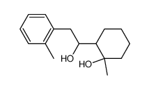 2-[1-Hydroxy-2-(2-methylphenyl)-ethyl]-cyclohexanol Structure