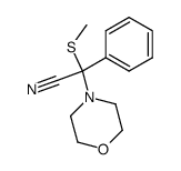 methylsulfanyl-morpholin-4-yl-phenyl-acetonitrile结构式