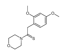4-[(2,4-dimethoxy-phenyl)-thioacetyl]-morpholine结构式