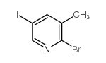 2-BROMO-5-IODO-3-METHYLPYRIDINE Structure