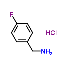 1-(4-Fluorophenyl)methanamine hydrochloride (1:1) Structure