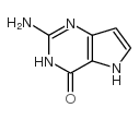4H-Pyrrolo[3,2-d]pyrimidin-4-one,2-amino-3,5-dihydro- structure