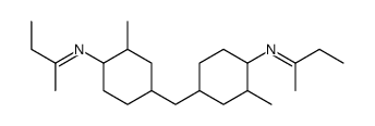 4,4'-methylenebis[2-methyl-N-(1-methylpropylidene)cyclohexylamine] structure