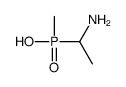 1-aminoethyl(methyl)phosphinic acid Structure