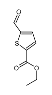 5-甲酰基噻吩-2-羧酸乙酯结构式