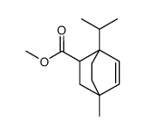 4-Methyl-1-(1-methylethyl)bicyclo[2.2.2]oct-5-ene-2-carboxylic acid methyl ester结构式