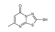 2-mercapto-7-methyl-5-oxo-5H-1,3,4-thiadiazolo[3,2-a]pyrimidine Structure