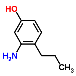 Phenol, 3-amino-4-propyl- (9CI)结构式