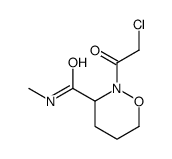 2H-1,2-Oxazine-3-carboxamide, 2-(chloroacetyl)tetrahydro-N-methyl- (9CI)结构式
