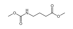 4-(Methoxycarbonylamino)buttersaeure-methylester结构式