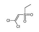 1,1-dichloro-2-ethylsulfonylethene结构式