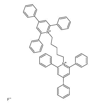 2,4,6,2',4',6'-hexaphenyl-1,1'-pentane-1,5-diyl-bis-pyridinium, difluoride结构式